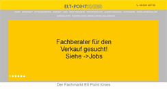 Desktop Screenshot of eltpoint.de